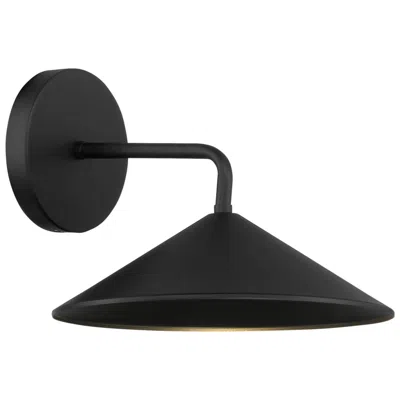 Minka Lavery Minka City Streets 10" Wide Coal Black Modern Led Outdoor Wall Light