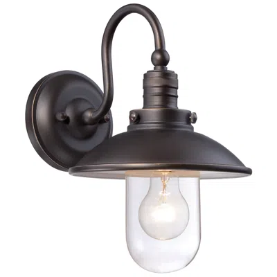Minka Lavery Minka Downtown Edison 13" High Bronze Outdoor Wall Light