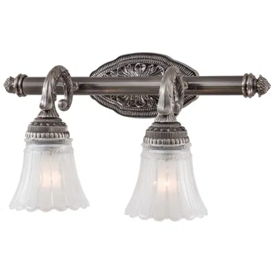 Minka Lavery Minka Europa Collection 18 3/4" Wide Brushed Nickel 2-light Bath Light