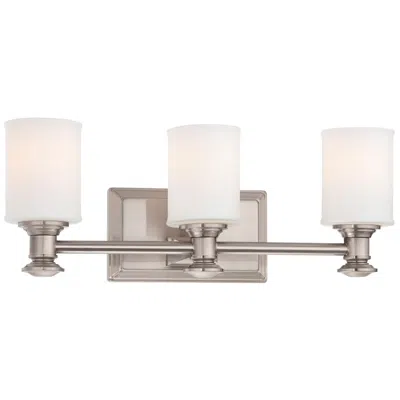 Minka Lavery Minka Harbour Point 19" Brushed Nickel 3-light Vanity Bath Light