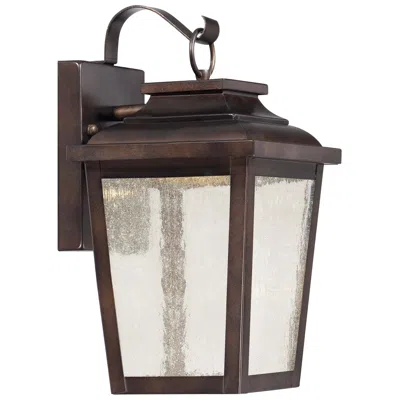Minka Lavery Minka Irvington Manor 12" High Bronze Led Outdoor Wall Light