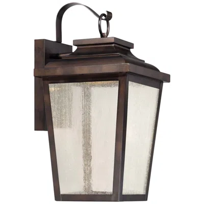 Minka Lavery Minka Irvington Manor 16 3/4" High Bronze Led Outdoor Wall Light