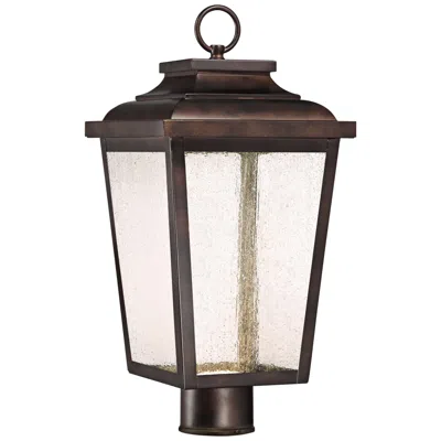 Minka Lavery Minka Irvington Manor 18" High Bronze Led Outdoor Post Light