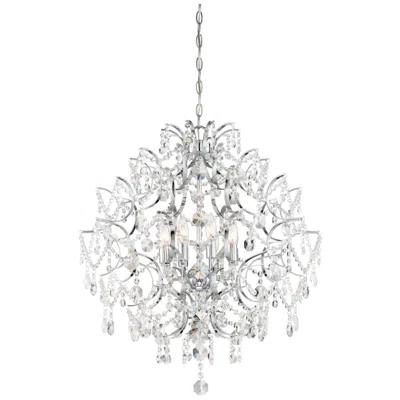 Minka Lavery Minka Isabella's Crown 30 1/2" Chrome Crystal 8-light Chandelier
