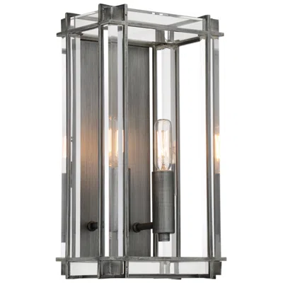 Minka Lavery Minka Langen Square 7 1/2" Wide Modern Antique Nickel Wall Light