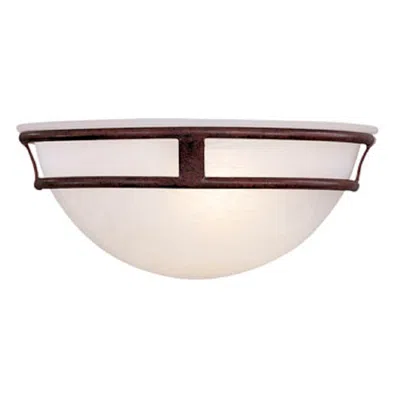 Minka Lavery Minka Pacifica 5 1/4" High Antique Bronze Marble Glass Wall Sconce