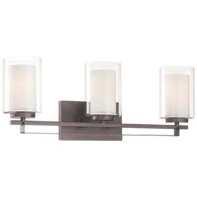 Minka Lavery Minka Parsons Studio 24" Wide Smoked Iron Bath Light