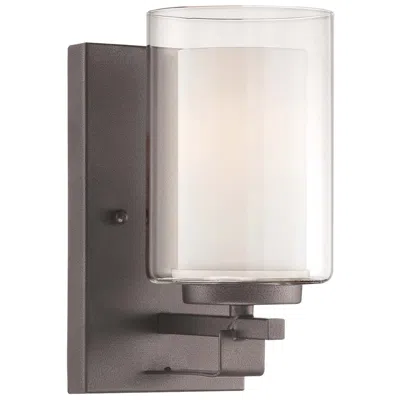 Minka Lavery Minka Parsons Studio 8 3/4" High Smoked Iron Wall Sconce