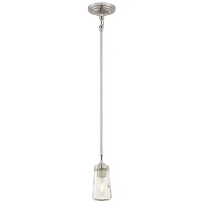 Minka Lavery Minka Poleis 3 3/4" Wide Brushed Nickel Mini Pendant Light