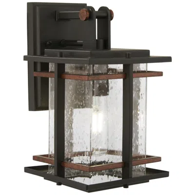 Minka Lavery Minka San Marcos 11 1/4" High Black And Copper Outdoor Wall Light