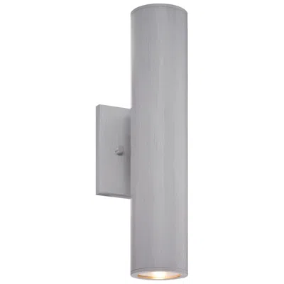 Minka Lavery Minka Skyline Led 14 1/2" High Silver Aluminum Outdoor Wall Light