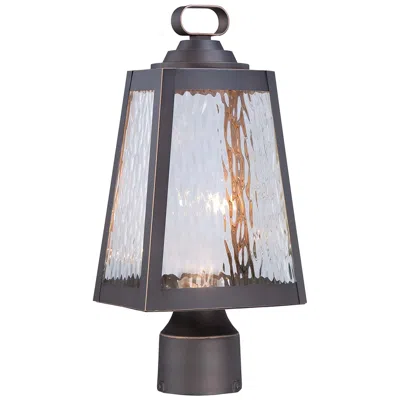 Minka Lavery Minka Talera 15" High Led Bronze Outdoor Post Light