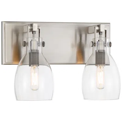 Minka Lavery Minka Tiberia 13 3/4" Wide Plated Pewter Metal 2-light Wall Sconce