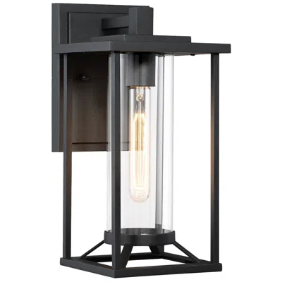 Minka Lavery Minka Trescott 14 1/4" High Black Outdoor Wall Light