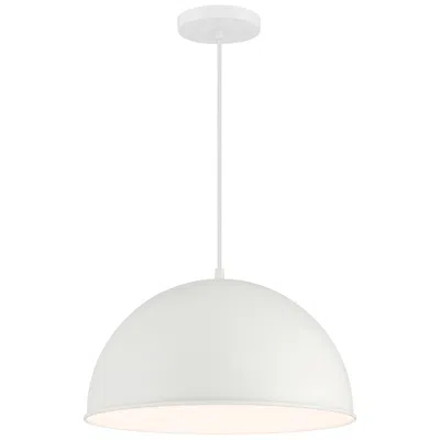Minka Lavery Minka Vantage 15 1/2" Wide Modern White Dome Pendant Light