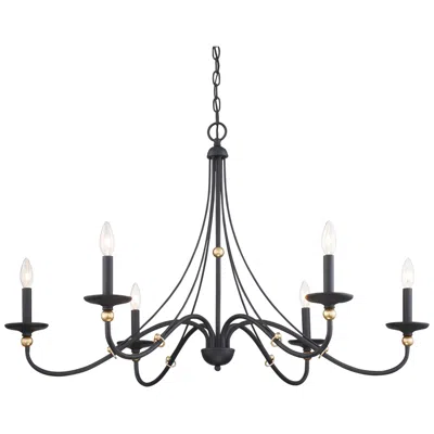 Minka Lavery Minka Westchester County 40" Farmhouse White Candelabra Chandelier