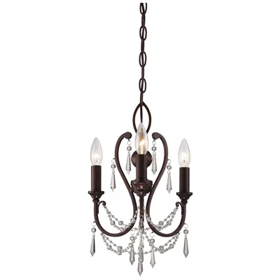 Minka Lavery Minka-lavery 11 1/2" Wide 3-light Vintage Bronze Mini Chandelier