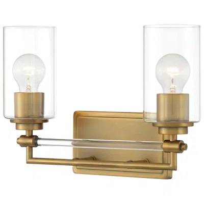 Minka Lavery Minka-lavery Binsly 2-light Aged Brass Bath Vanity