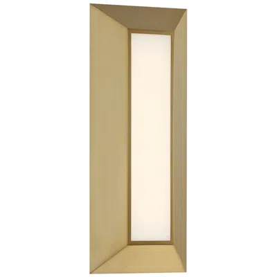 Minka Lavery Minka-lavery Cartaya Led Soft Brass Wall Sconce With White Faux Alabaster
