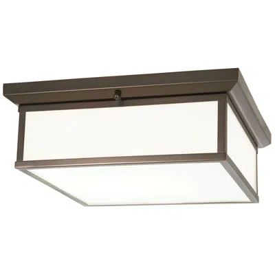 Minka Lavery Minka-lavery Flush Mount Led 1-light Harvard Court Bronze Flush Mount