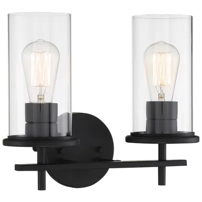 Minka Lavery Minka-lavery Haisley 2-light Coal Black Vanity Light