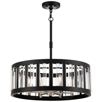 Minka Lavery Minka-lavery Majestic Splendor 25.5" Wide Coal Finish 6-light Pendant