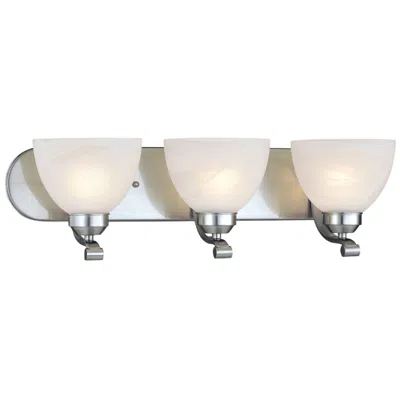 Minka Lavery Minka-lavery Paradox 3-light Brushed Nickel Bath Light