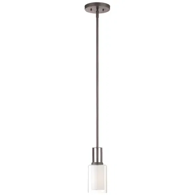 Minka Lavery Minka-lavery Parsons Studio 1-light Smoked Iron Mini Pendant With Shade