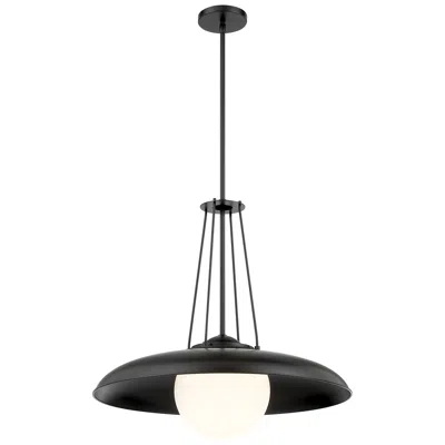 Minka Lavery Minka-lavery Schooner Ridge 1-light 24.25-in Coal Black Mini Pendant