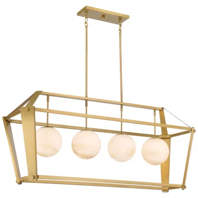 Minka Lavery Minka-lavery Shimmer 4-light 48-in Legacy Brass Indoor Island Chandelier