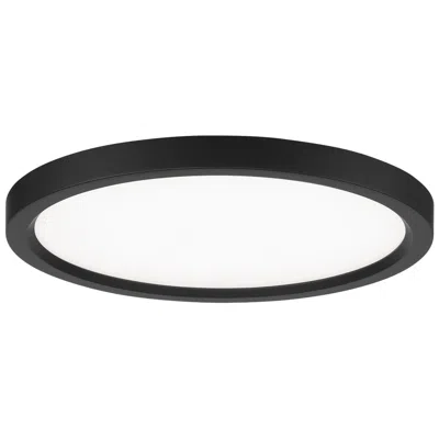 Minka Lavery Minka-lavery Vantage Led 15-in Coal Black Flush Mount