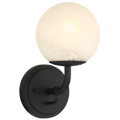 Minka Lavery Minka-lavery Whitehall 1-light 6-in Dark Matte Black Indoor Vanity Light