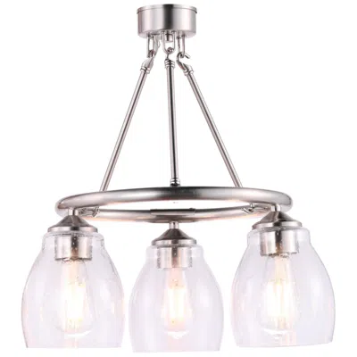Minka Lavery Minka-lavery Winsley 3-light Brushed Nickel Chandelier