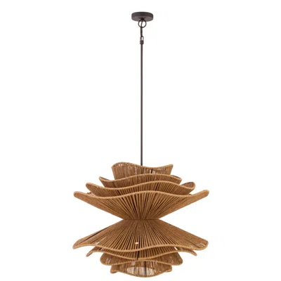 Minka Lavery Mireth 6-light 28-in Dark B In Brown