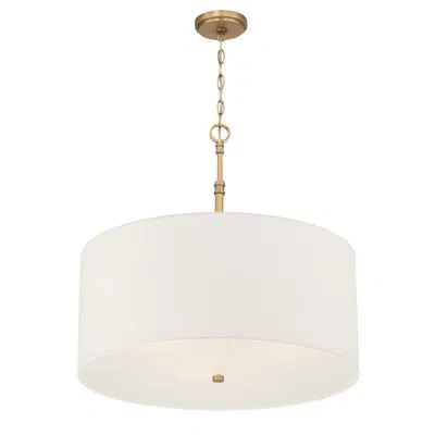 Minka Lavery Molvene 24" 3-light Pendant In Brass