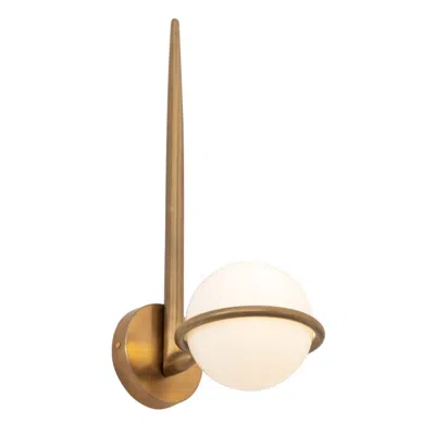 Minka Lavery Orstyn 1-light 8-in Legacy Brass Wall Sconce With Glass Shade