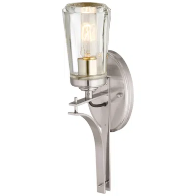 Minka Lavery Poleis 16" High Brushed Nickel Wall Sconce