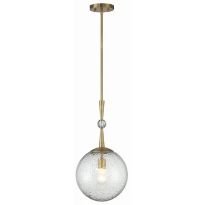 Minka Lavery Populuxe 11" Wide Oxidized Aged Brass Globe Mini Pendant