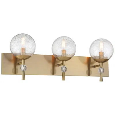 Minka Lavery Populuxe 28"w Oxidized Aged Brass 3-light Vanity Bath Light