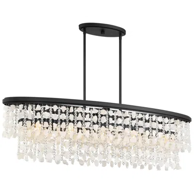 Minka Lavery Shimmering Elegance 48"w Sand Coal 5-light Island Chandelier