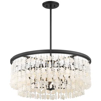 Minka Lavery Shimmering Elegance 5-light Sand Black Chandelier