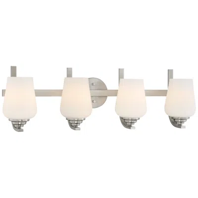 Minka Lavery Shyloh 31" Wide Nickel Bath Light By Hinkley Lighting