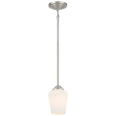 Minka Lavery Shyloh 5" Wide Brushed Nickel Mini Pendant