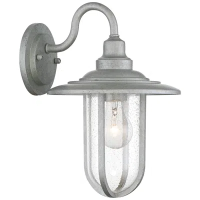 Minka Lavery Signal Park 13 1/4" High Galvanized Outdoor Wall Light