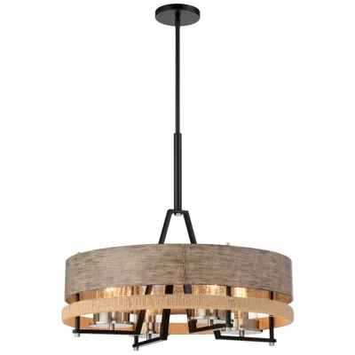 Minka Lavery Silver Creek 24" Wide Coal Stone Gray 4-light Chandelier