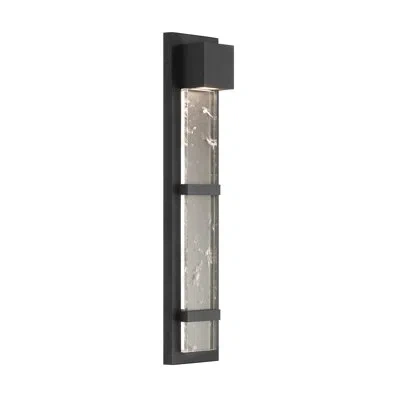 Minka Lavery Sol - 1 Light Outdoor Led Wall Mount In Sand Coal Finish In Sand Coal Black;sable Charbon Noir