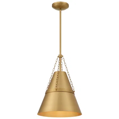 Minka Lavery Springfield 1-light 12-in Legacy Brass Indoor Pending Lighting