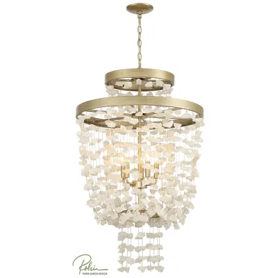 Minka Lavery Stonybrook 24" Wide Harvest Gold 5-light Pendant