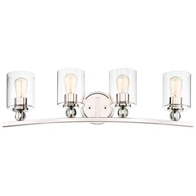 Minka Lavery Studio-5 33" Wide 4-light Polished Nickel Bath Vanity Bar