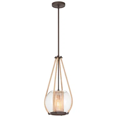 Minka Lavery Stutterhein 11" Wide Sand Bronze Mini Pendant